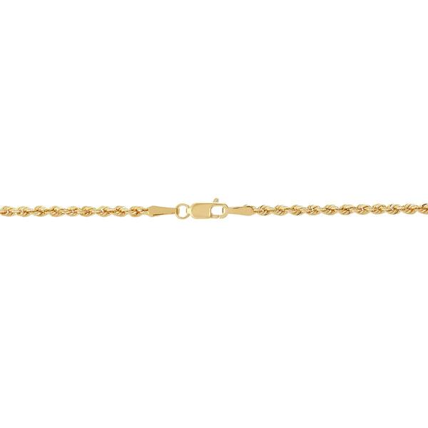 Gold Classics&#8482; Hollow Lariat Rope Necklace