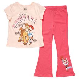 Girls (4-6x) Disney Toy Story Jessie Cowgirl Flared Legging Set