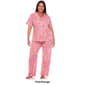 Plus Size White Mark 2pc. Floral Leopard Pajama Set - image 6