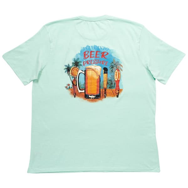 Mens Big & Tall Joe Marlin Graphic Tee - Celestial Blue