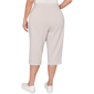 Plus Size Alfred Dunner Classics_S6 Stretch Stripe Clamdigger Ca - image 2