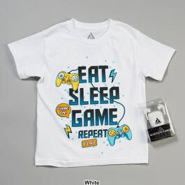 Boys &#40;8-20&#41; Audio Council Eat Sleep Game Repeat Graphic Tee