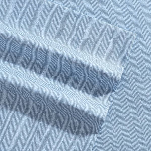 Nautica Herringbone Coastal Microfiber Sheet Set