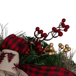 Northlight Seasonal 52in. Berries & Bow Artificial Christmas Swag