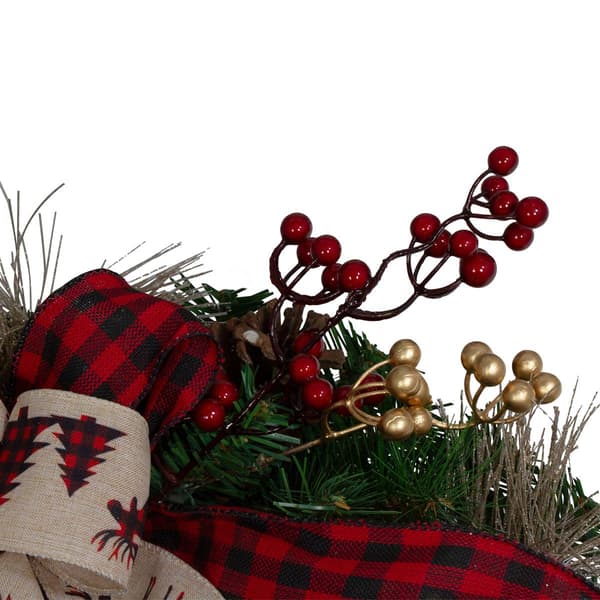 Northlight Seasonal 52in. Berries & Bow Artificial Christmas Swag