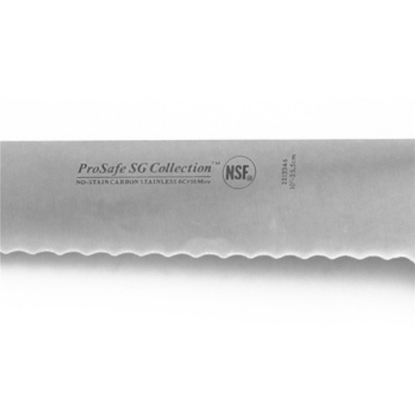 BergHOFF Soft Grip 10in. Stainless Steel Scalloped Slicer