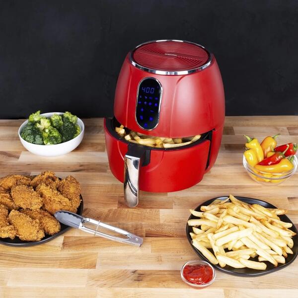 Kalorik 3.2qt. Digital Air Fryer - Red - image 