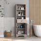 FM FURNITURE Alaskan Light Grey Linen Cabinet - image 2
