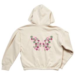 Girls (7-16) Champion® Floral Butterfly Fleece Lined Zip Hoodie