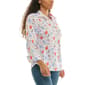 Petite Zac & Rachel 3/4 Sleeve Sea Life Casual Button Down - image 3