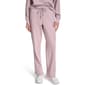 Womens DKNY Sport Stack Satin Logo Fleece Track Pants - image 1