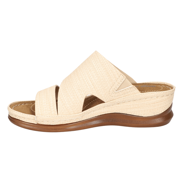 Womens Easy Street Larrain  Wedge Slide Sandals