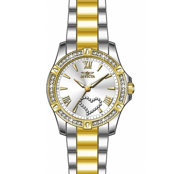 Womens Invicta Angel Two-Tone Dial Quartz Watch - 49844 - image 