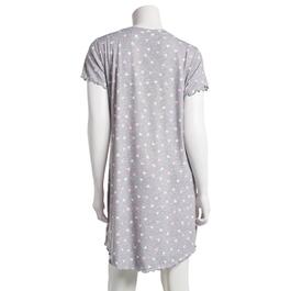 Plus Size Laura Ashley&#174; Short Sleeve Scattered Hearts Nightshirt