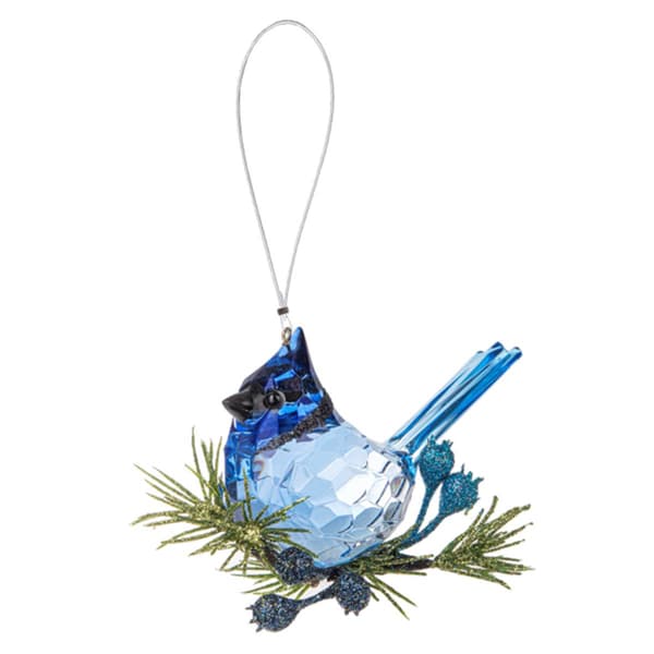 Ganz Krystal Blue Jay Ornament - image 