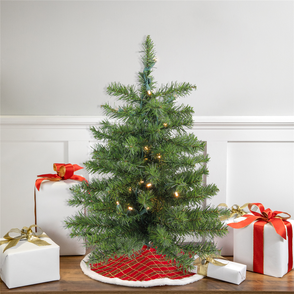 Northlight 2ft. Pre-Lit Medium Canadian Pine Christmas Tree