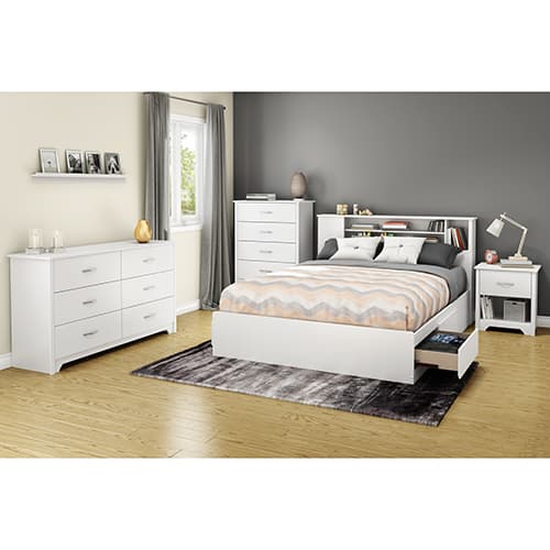 South Shore Fusion Pure White Dresser