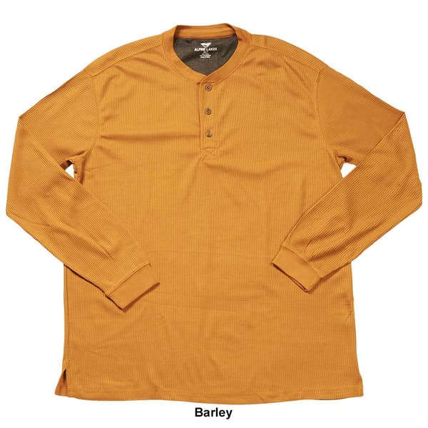 Mens Big &amp; Tall Alpine Lakes Thermal Long Sleeve Henley