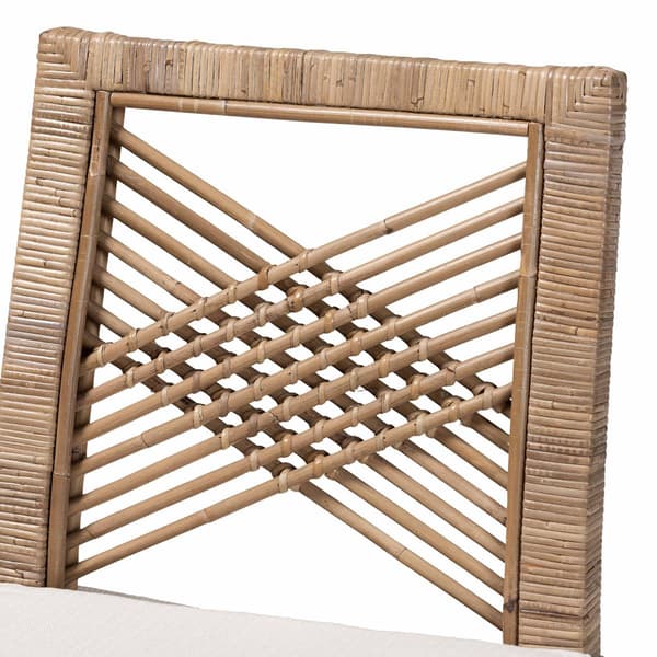 bali & pari Poltak Modern Bohemian Kubu Rattan Counter Stool