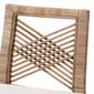 bali & pari Poltak Modern Bohemian Kubu Rattan Counter Stool - image 5
