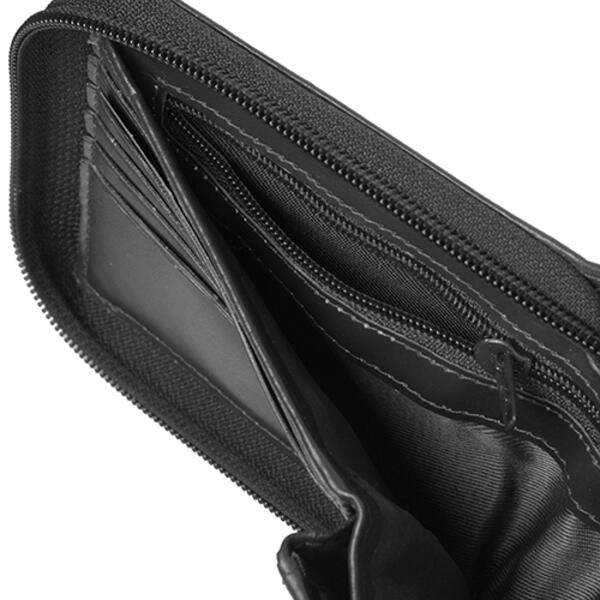 Mens Club Rochelier Winston Zip-Around Leather Billfold Wallet