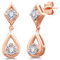 Nova Star® Lab Grown Diamond Teardrop Pendant & Earring Set - image 3