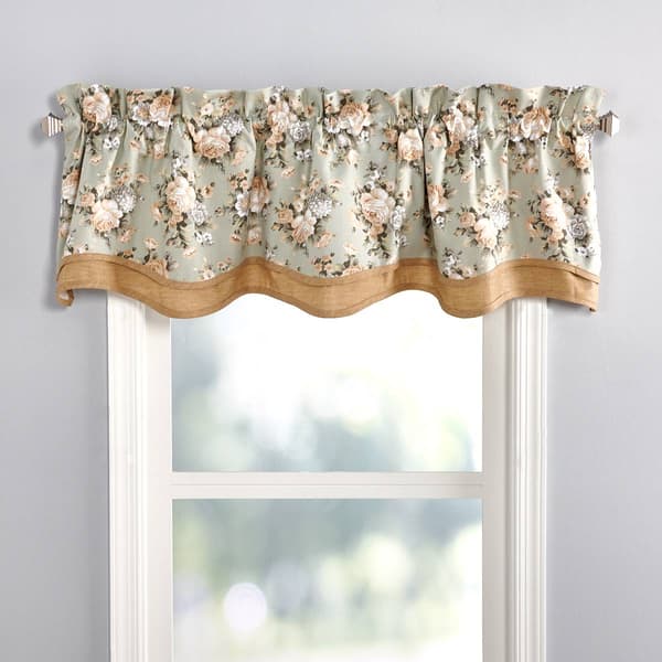 Bella Rose Double Layer Valance - image 