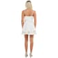 Juniors Crystal Doll Double Tier Mesh Tie Back Skater Dress - image 3