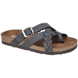 Womens White Mountain Harrington Footbed Slide Sandals