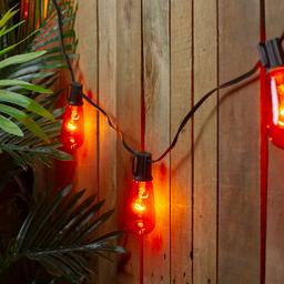 Northlight Seasonal 10ct. Orange Edison Halloween Light Set