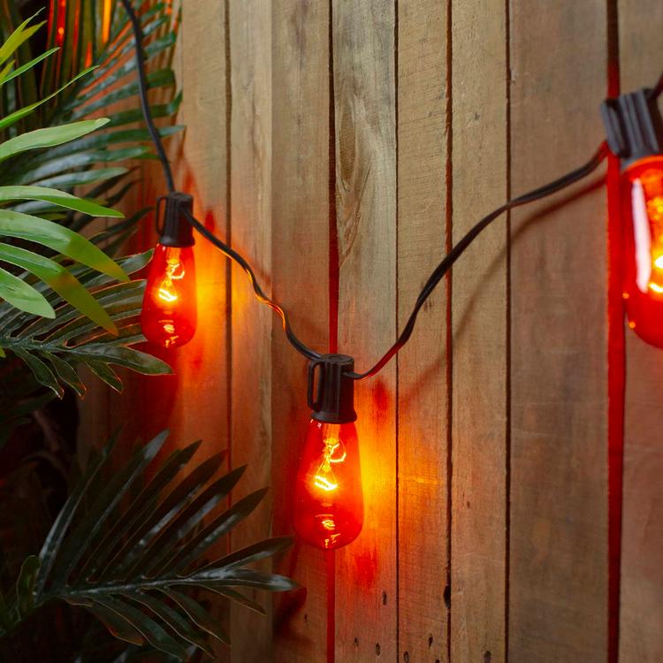 Northlight Seasonal 10ct. Orange Edison Halloween Light Set