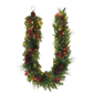 Puleo International 6ft. Pre-Lit Adorned Christmas Garland - image 1