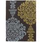 Linon Trio Collection Grey Accent Rug - 2x3 - image 1
