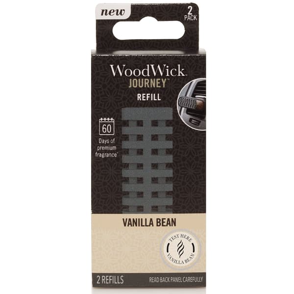 WoodWick(R) 2pk. Journey Vanilla Bean Vent Refills - image 