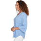 Womens Ruby Rd. California Dreaming Horseshoe Floral Blouse - image 4