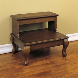 Linon Home Decor Attic Cherry Bed Steps