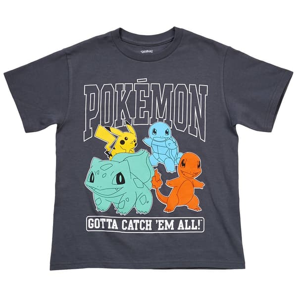 Boys (8-20) Pokemon(tm) Ready To Go Short Sleeve Graphic Tee - image 