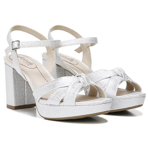 Womens LifeStride Lucky Platform Heeled Slingback Sandals