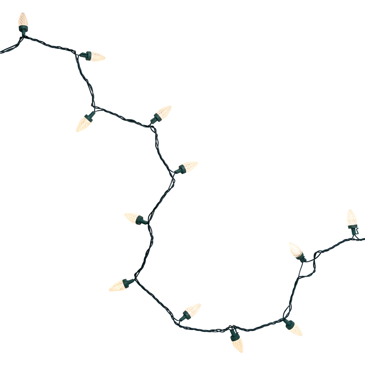 Northlight 20.25ft. Warm White LED C7 Faceted Christmas Lights