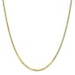 Unisex Gold Classics&#8482;10kt. 2.2mm 24in Flat Beveled Chain Bracelet - image 2