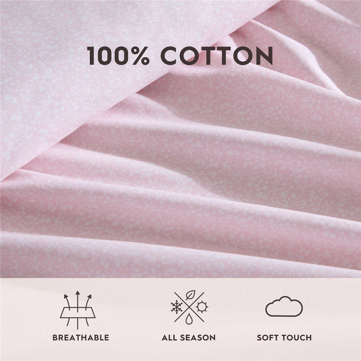 Laura Ashley® Victorian Scroll Percale Sheet Set