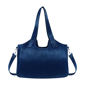 True Religion Horseshoe Stitch Dark Denim Satchel - image 3