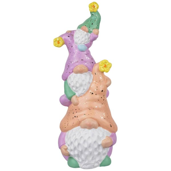 Northlight Seasonal Gnome Tower Spring Figurine