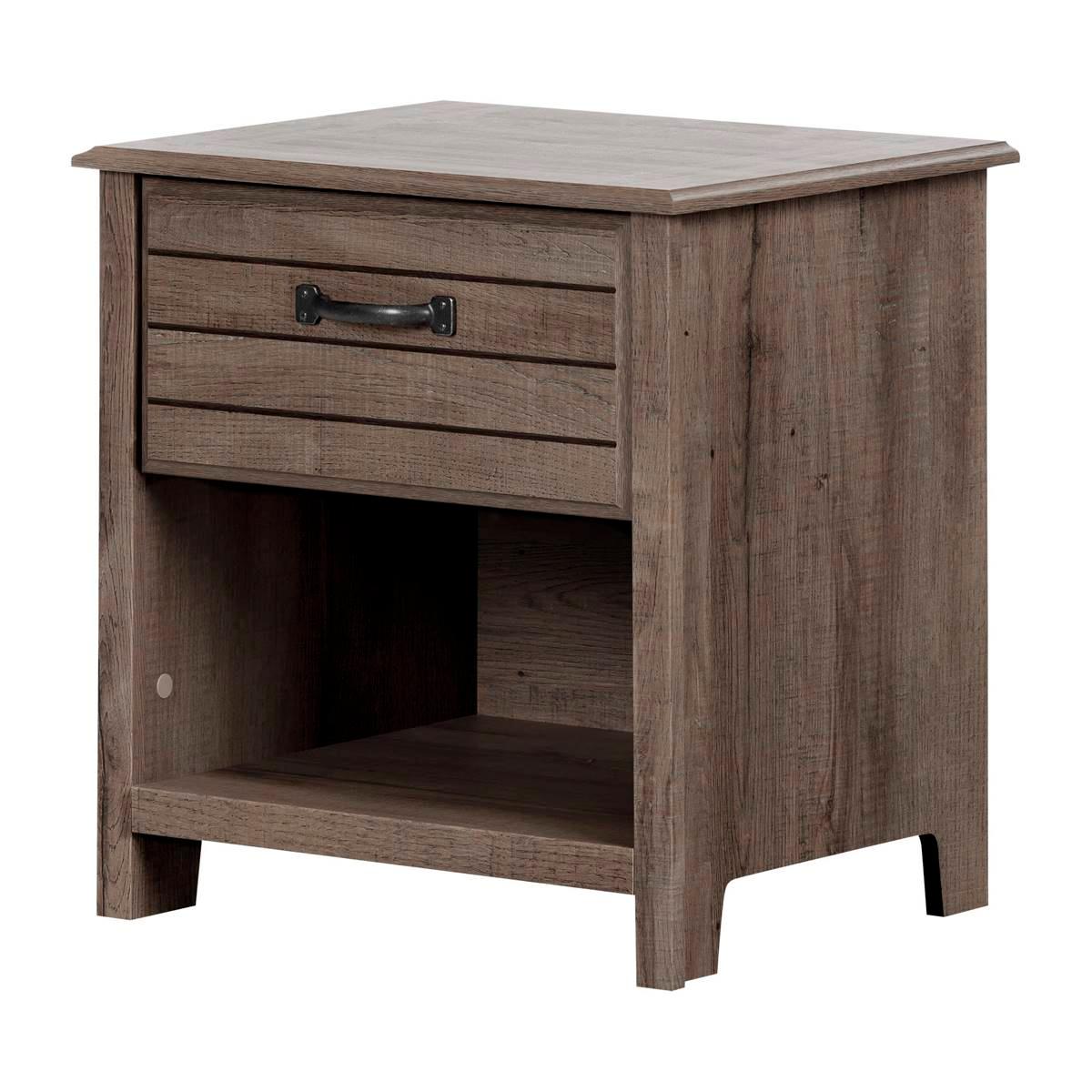 South Shore Asten Fall Oak Drawer Nightstand