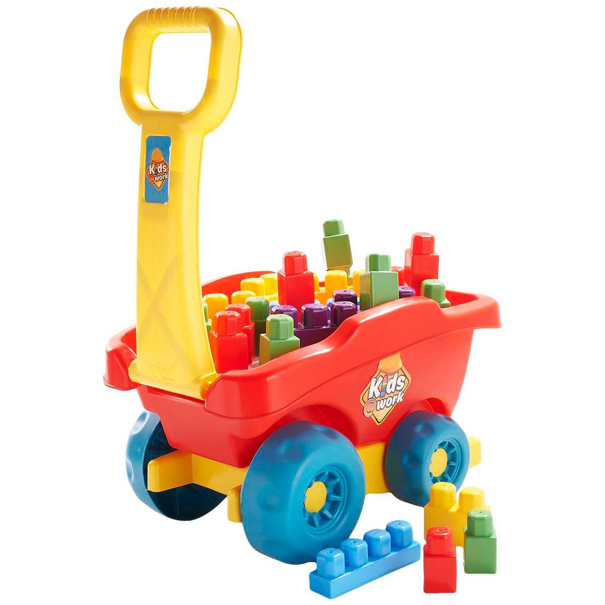 Kids @ Work 25pc. Building Block Wagon