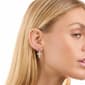 Athra Silver Plated CZ Cross Drop Earrings - image 3