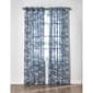 Oasis Grommet Print Sheer Indoor/Outdoor Panel Curtain - image 1