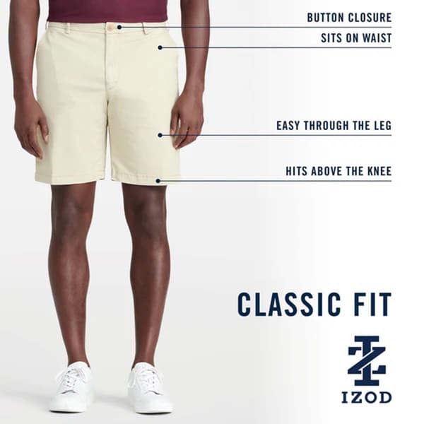 Mens IZOD&#174; Solid Walk Shorts
