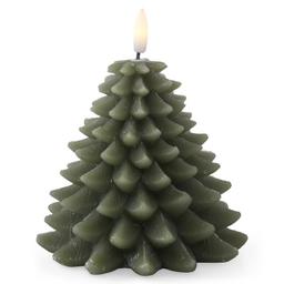 K&K Interiors 5.75in. Christmas Tree LED Candle w/ Timer