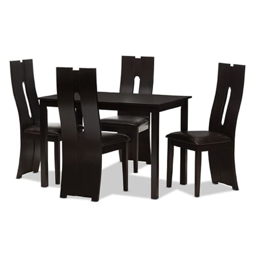Baxton Studio Alani 5pc. Dining Set